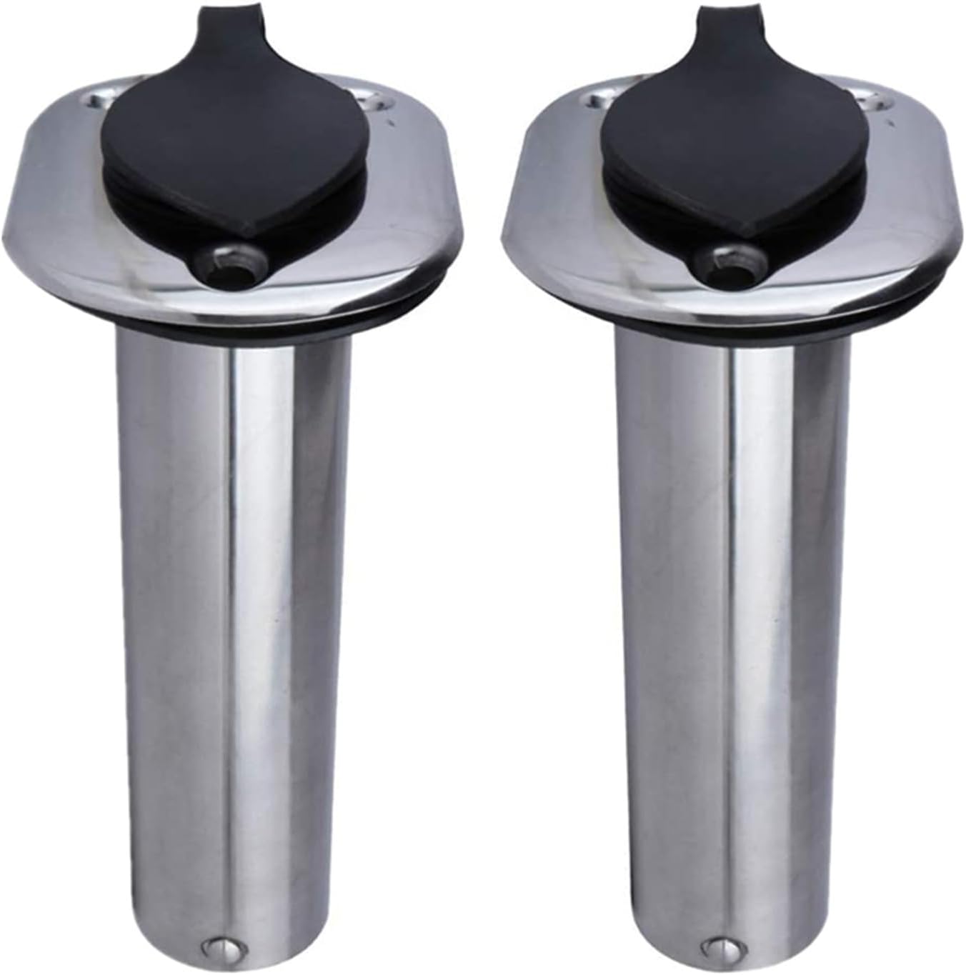 Windzerdong Boat Accessories Marine 2 Flush Mount 15 30 90Degrees Fish Rod Holder Marine Grade Stainless Steel Boat Fishing